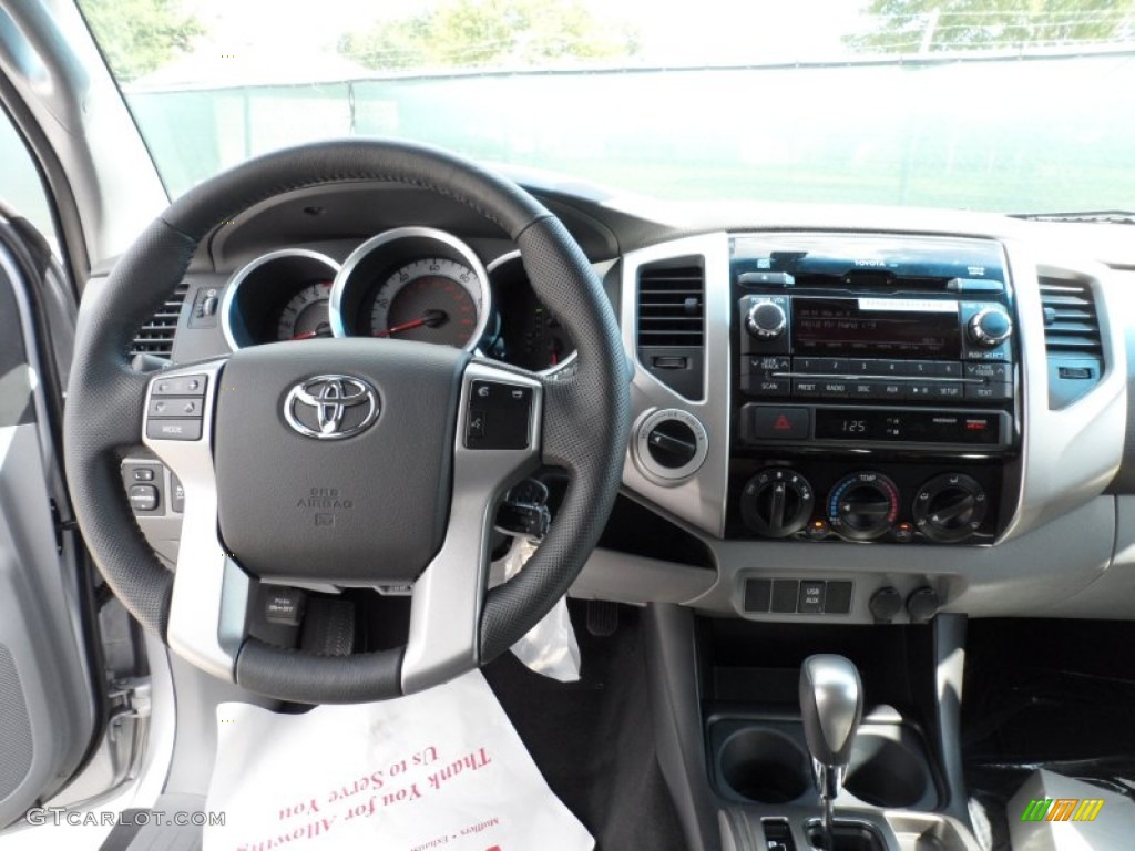 2012 Tacoma V6 SR5 Double Cab 4x4 - Silver Streak Mica / Graphite photo #26