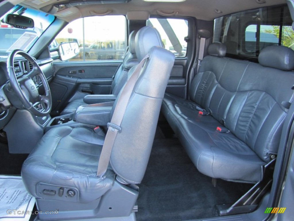 Graphite Interior 2002 Chevrolet Silverado 2500 LT Extended Cab 4x4 Photo #55244635
