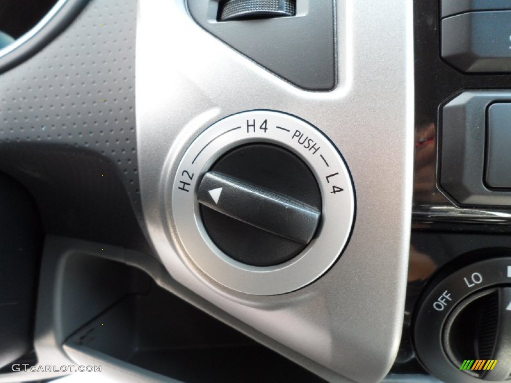 2012 Toyota Tacoma V6 SR5 Double Cab 4x4 Controls Photo #55244647