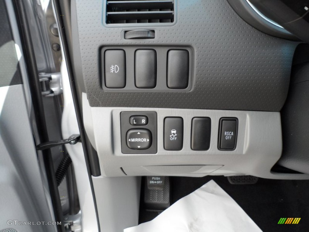 2012 Toyota Tacoma V6 SR5 Double Cab 4x4 Controls Photo #55244683