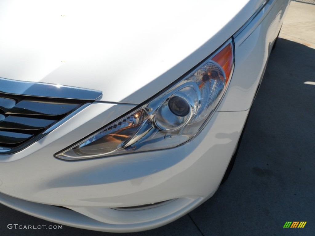 Shimmering White 2012 Hyundai Sonata Limited Exterior Photo #55244770