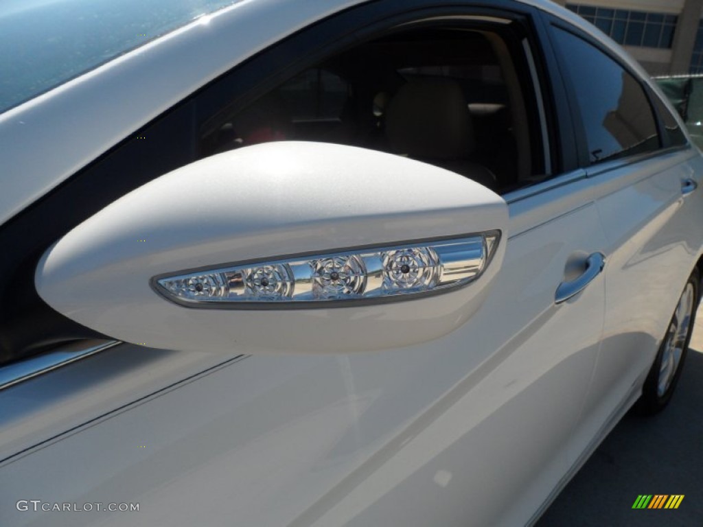 Shimmering White 2012 Hyundai Sonata Limited Exterior Photo #55244794