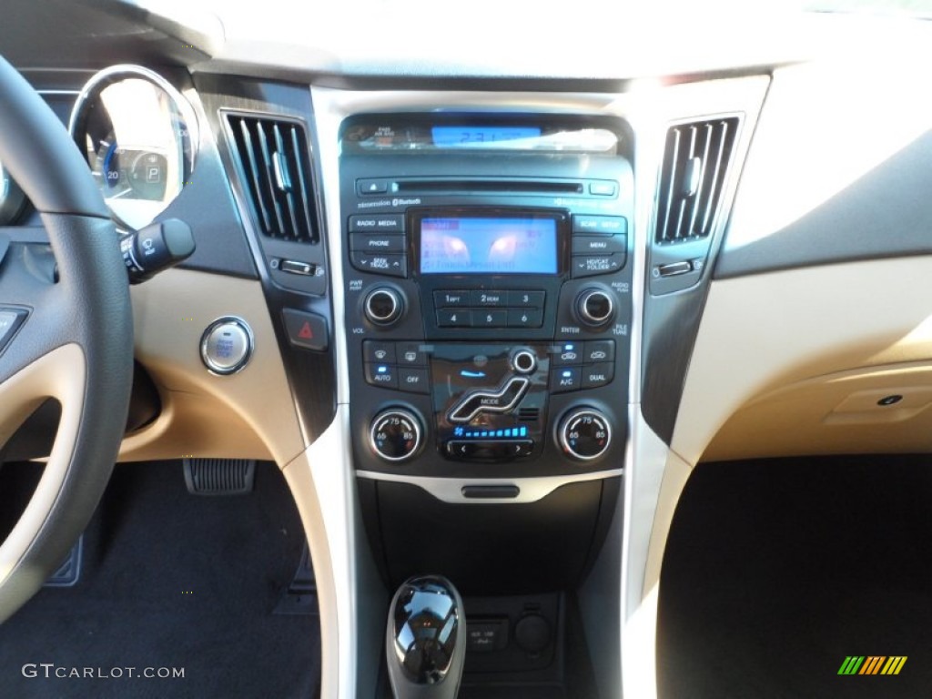 2012 Hyundai Sonata Limited Camel Dashboard Photo #55244929