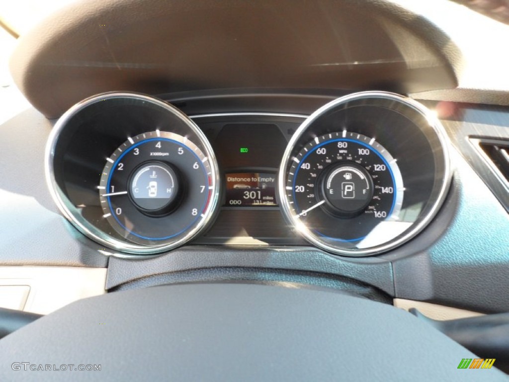 2012 Hyundai Sonata Limited Gauges Photo #55244977