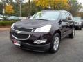 2009 Dark Cherry Metallic Chevrolet Traverse LT AWD  photo #2