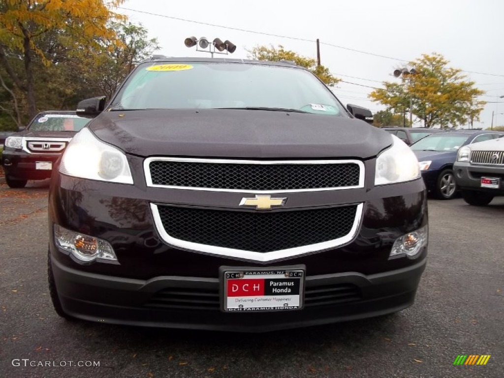 2009 Traverse LT AWD - Dark Cherry Metallic / Ebony photo #3