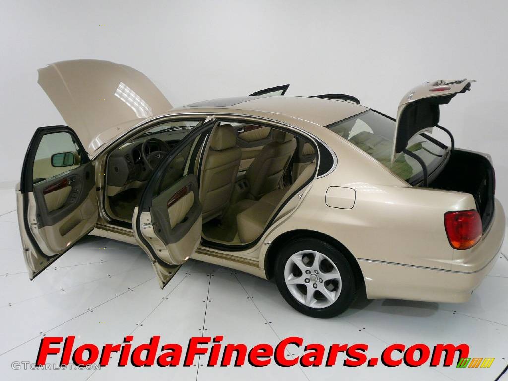 2004 GS 300 - Mystic Gold Metallic / Ivory photo #8