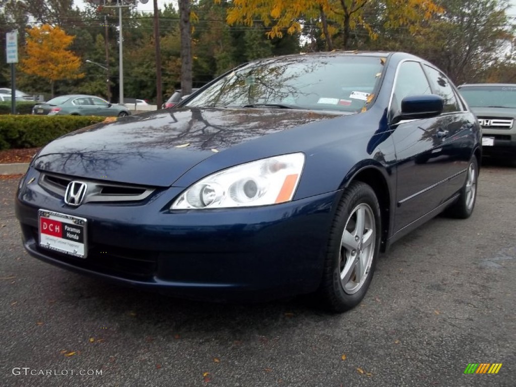 2003 Accord EX Sedan - Eternal Blue Pearl / Black photo #2