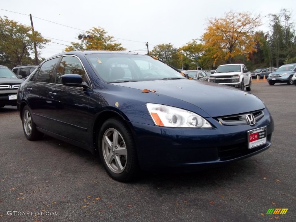2003 Accord EX Sedan - Eternal Blue Pearl / Black photo #4