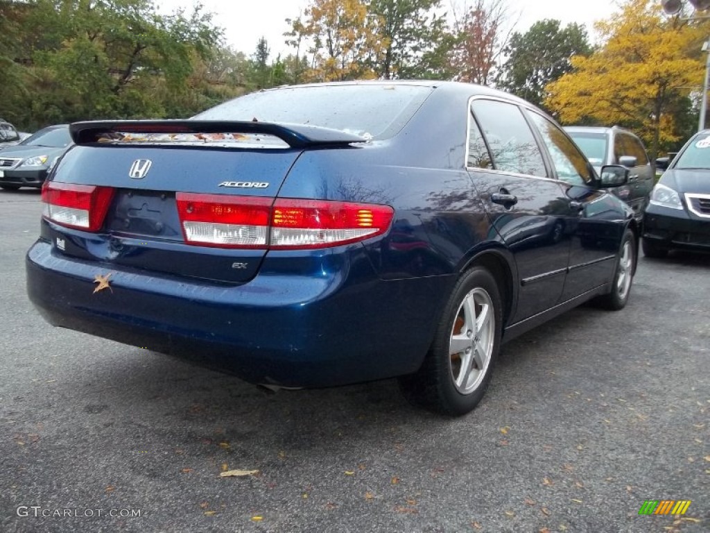 2003 Accord EX Sedan - Eternal Blue Pearl / Black photo #6