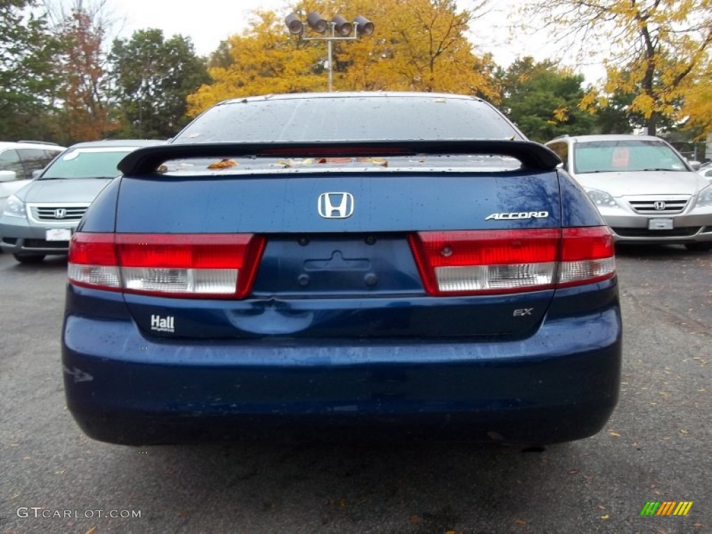 2003 Accord EX Sedan - Eternal Blue Pearl / Black photo #7