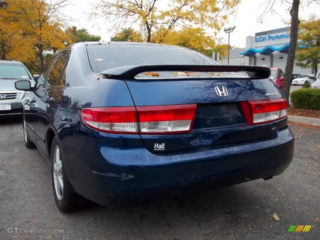 2003 Accord EX Sedan - Eternal Blue Pearl / Black photo #8