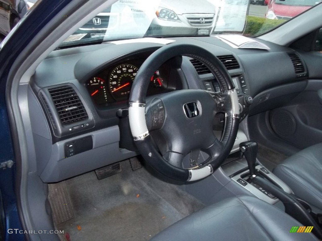 2003 Accord EX Sedan - Eternal Blue Pearl / Black photo #16