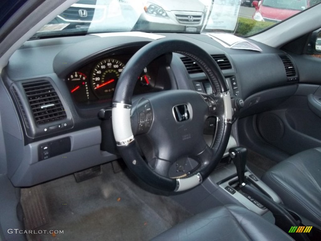 2003 Accord EX Sedan - Eternal Blue Pearl / Black photo #19