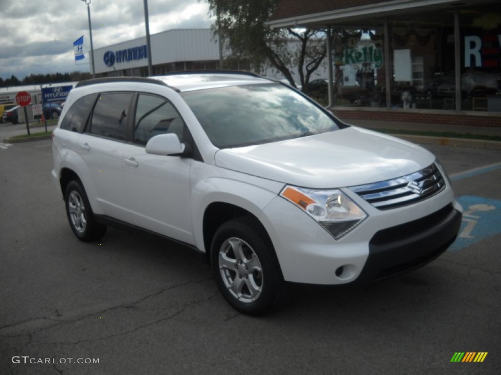 2008 XL7 AWD - Pearl White Tri Coat Metallic / Grey photo #1