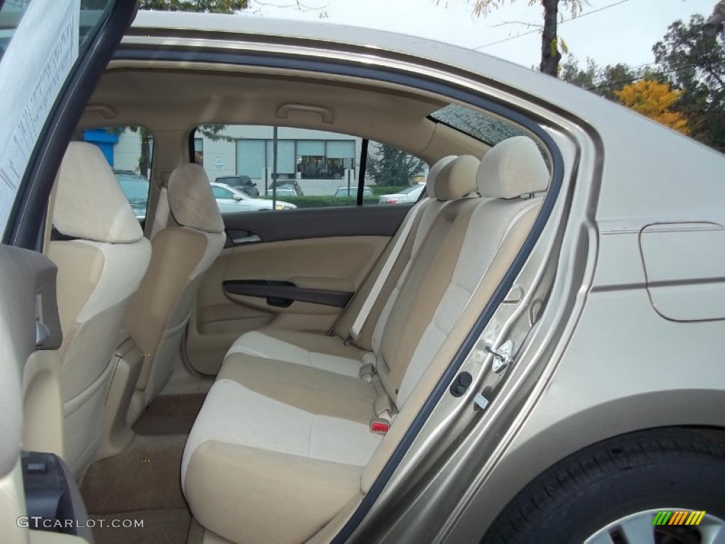 2009 Accord LX-P Sedan - Bold Beige Metallic / Ivory photo #8