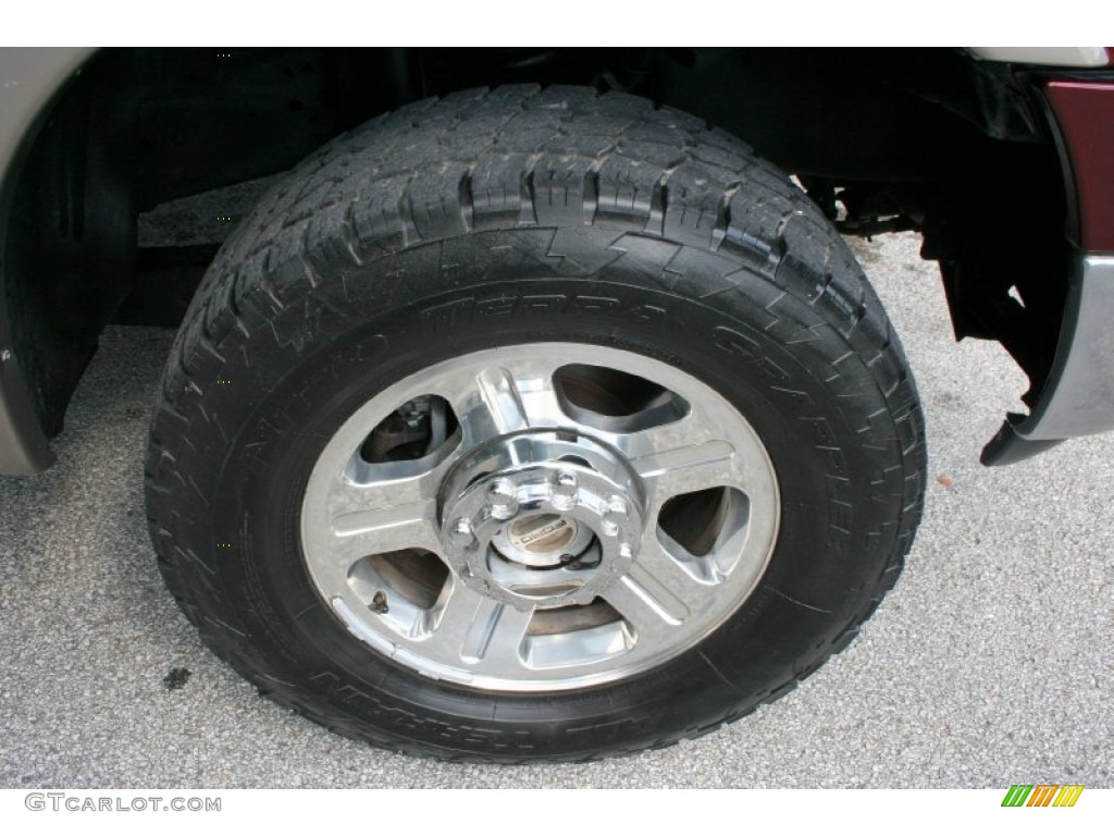 2005 Ford F250 Super Duty Lariat Crew Cab 4x4 Wheel Photo #55247311