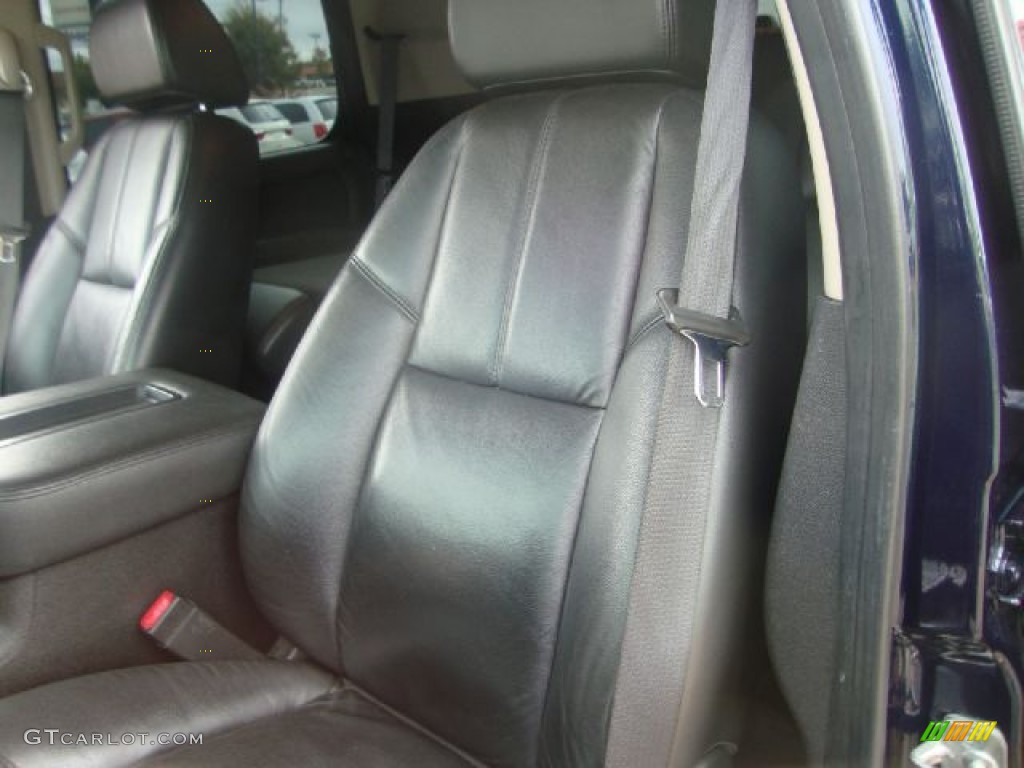 Ebony Interior 2007 Chevrolet Tahoe LTZ Photo #55248227