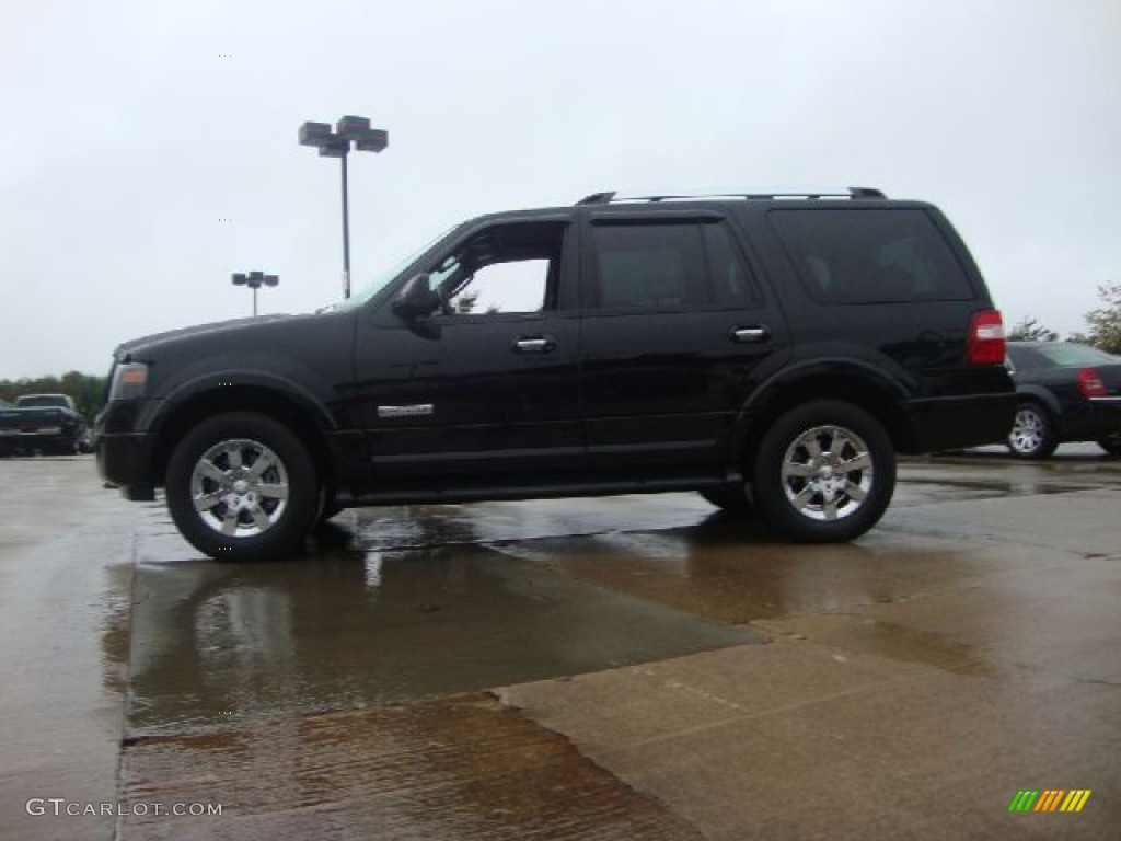 2007 Expedition Limited 4x4 - Black / Charcoal Black photo #2