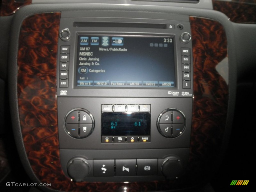 2012 GMC Sierra 3500HD Denali Crew Cab 4x4 Dually Controls Photo #55249556