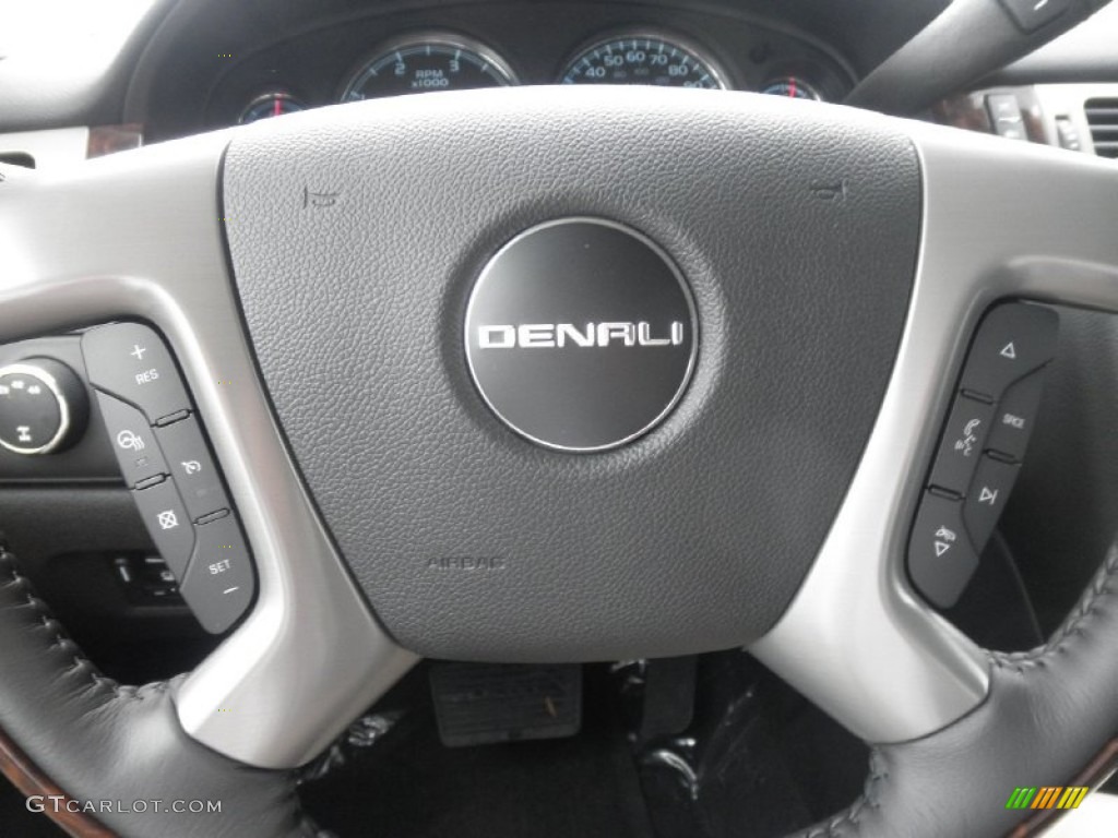 2012 GMC Sierra 3500HD Denali Crew Cab 4x4 Dually Controls Photo #55249572