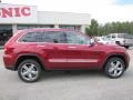 Deep Cherry Red Crystal Pearl 2012 Jeep Grand Cherokee Overland Exterior