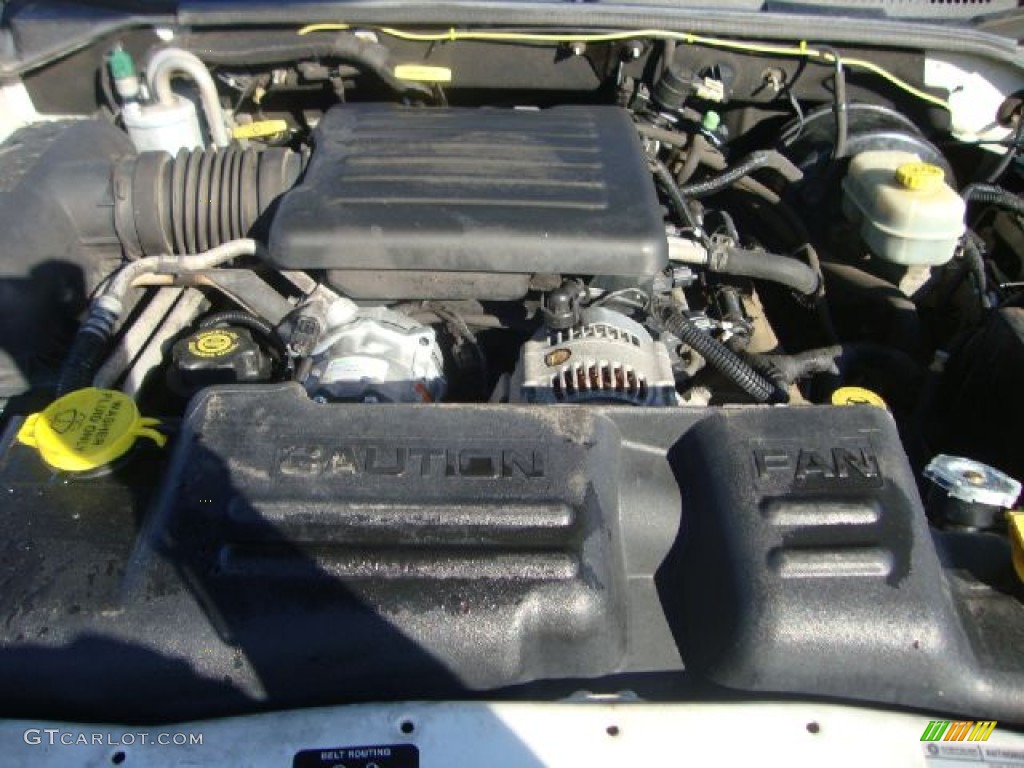 2000 Dodge Dakota SLT Crew Cab 4x4 4.7 Liter SOHC 16-Valve PowerTech V8 Engine Photo #55250167
