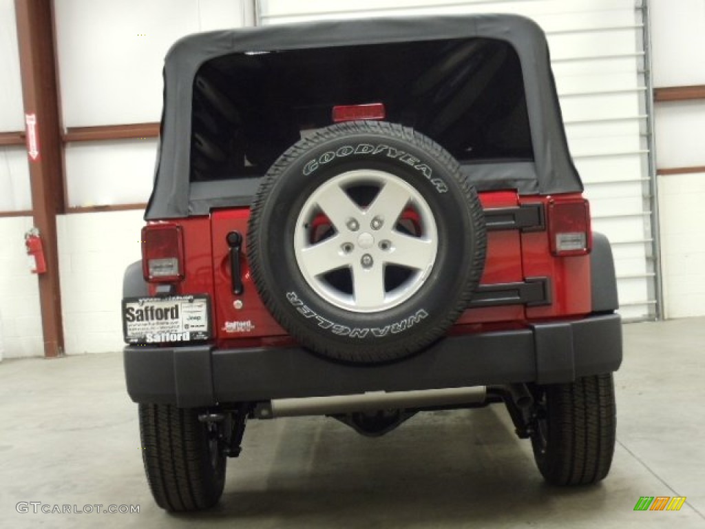 2012 Wrangler Unlimited Sport S 4x4 - Flame Red / Black photo #4