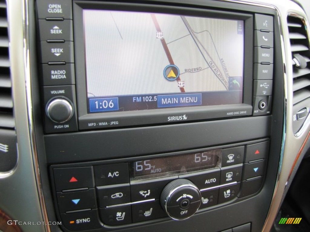 2012 Jeep Grand Cherokee Overland Navigation Photo #55250293