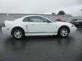 2000 Crystal White Ford Mustang V6 Coupe  photo #6