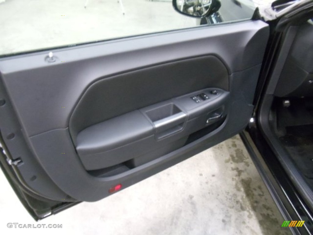2012 Dodge Challenger R/T Classic Dark Slate Gray Door Panel Photo #55250455