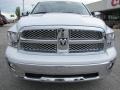 2012 Bright White Dodge Ram 1500 Laramie Crew Cab  photo #2