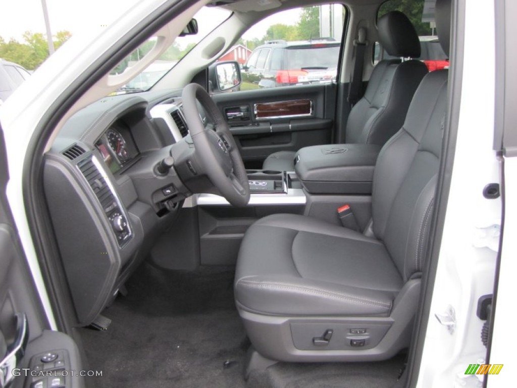Dark Slate Gray/Medium Graystone Interior 2012 Dodge Ram 1500 Laramie Crew Cab Photo #55251094