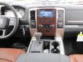 Dark Slate Gray/Russet 2012 Dodge Ram 1500 Laramie Longhorn Crew Cab 4x4 Dashboard