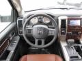 2012 Dodge Ram 1500 Dark Slate Gray/Russet Interior Dashboard Photo