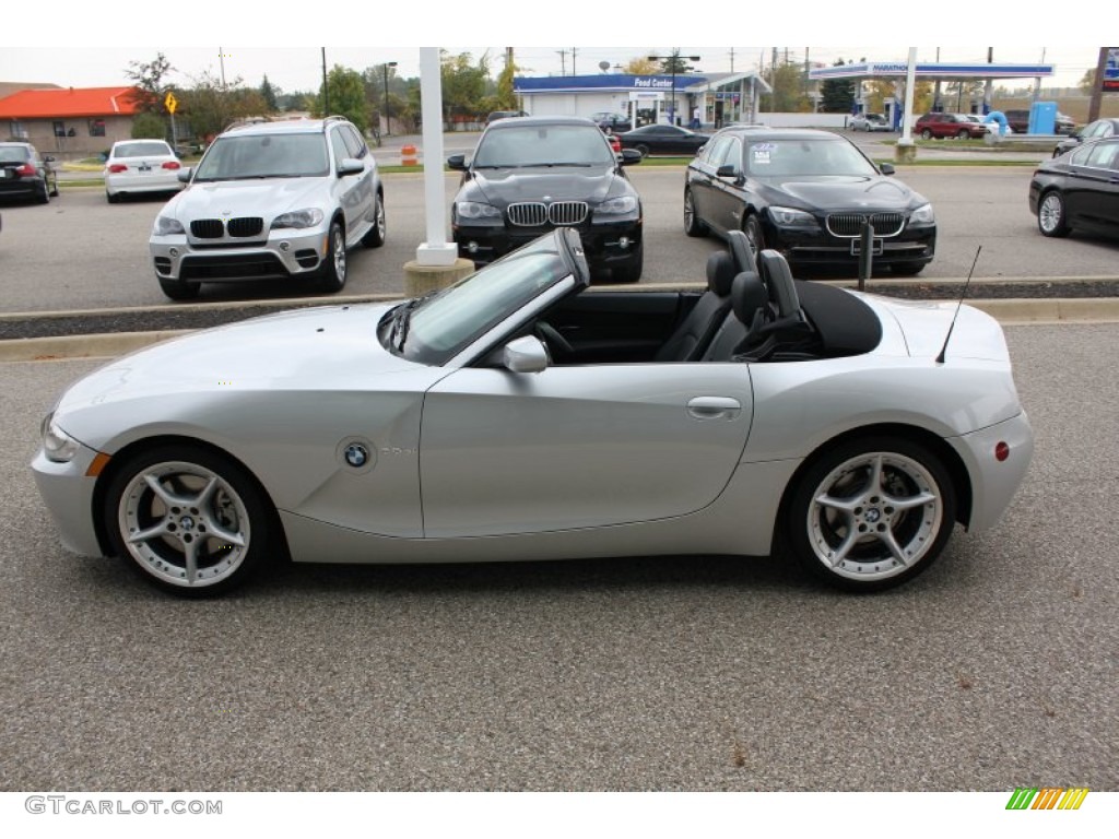 Titanium Silver Metallic 2008 BMW Z4 3.0si Roadster Exterior Photo #55252933
