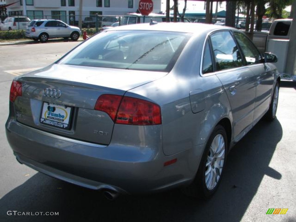 2008 A4 2.0T S-Line Sedan - Quartz Grey Metallic / Black photo #9