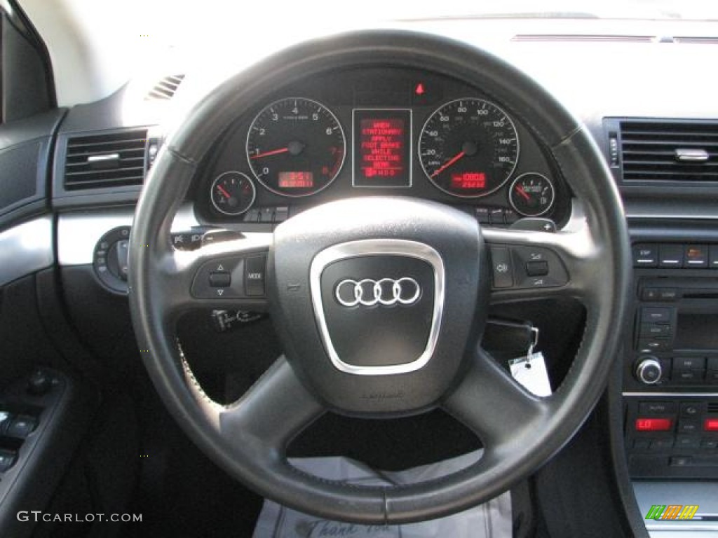 2008 A4 2.0T S-Line Sedan - Quartz Grey Metallic / Black photo #13