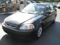Flamenco Black Pearl - Civic LX Sedan Photo No. 5