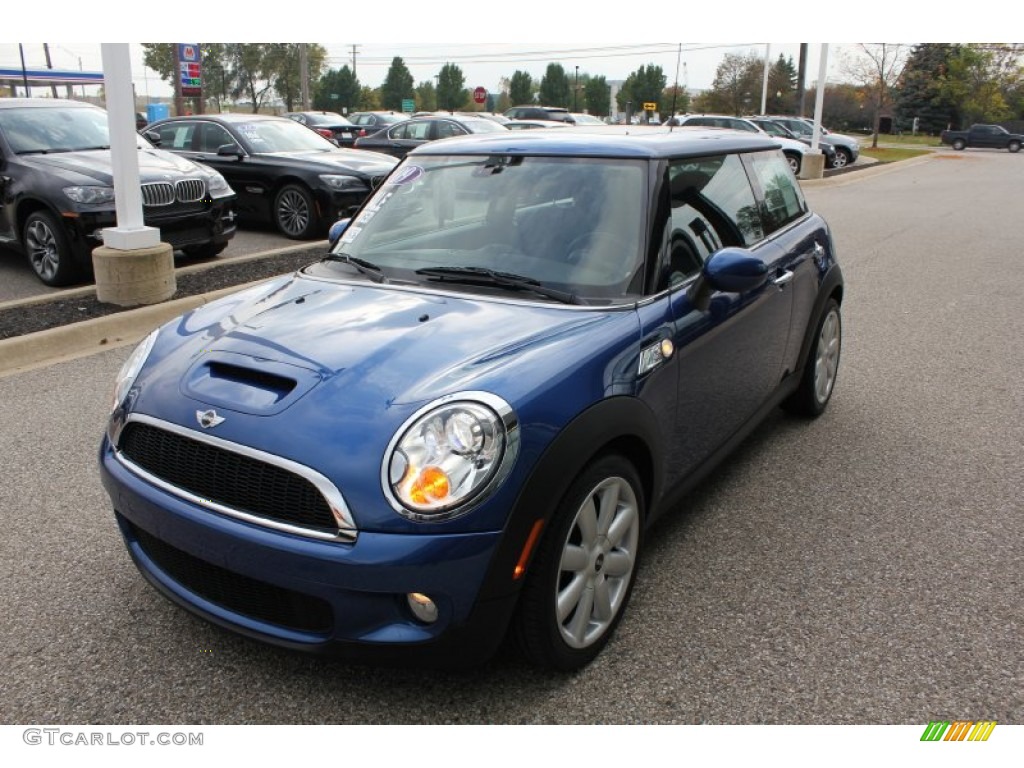 Lightning Blue Metallic 2009 Mini Cooper S Hardtop Exterior Photo #55253304