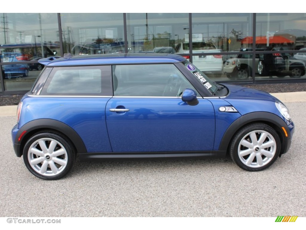 Lightning Blue Metallic 2009 Mini Cooper S Hardtop Exterior Photo #55253326