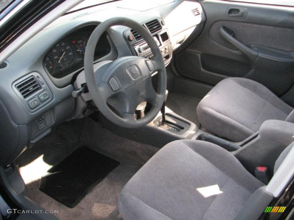Gray Interior 1998 Honda Civic Lx Sedan Photo 55253401