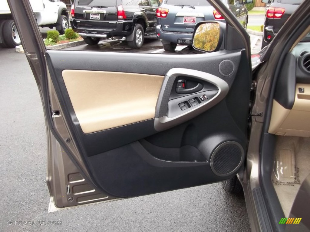 2011 Toyota RAV4 I4 4WD Sand Beige Door Panel Photo #55253527