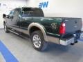 2011 Forest Green Metallic Ford F250 Super Duty Lariat Crew Cab 4x4  photo #3