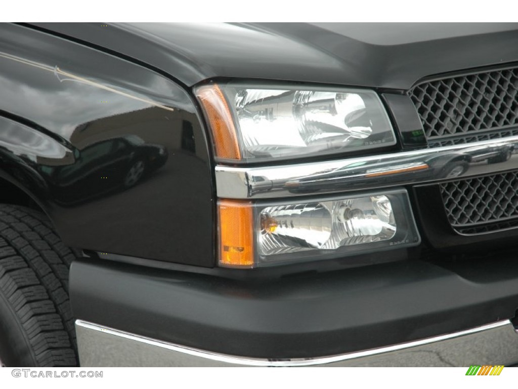 2003 Silverado 1500 LT Extended Cab 4x4 - Black / Dark Charcoal photo #15