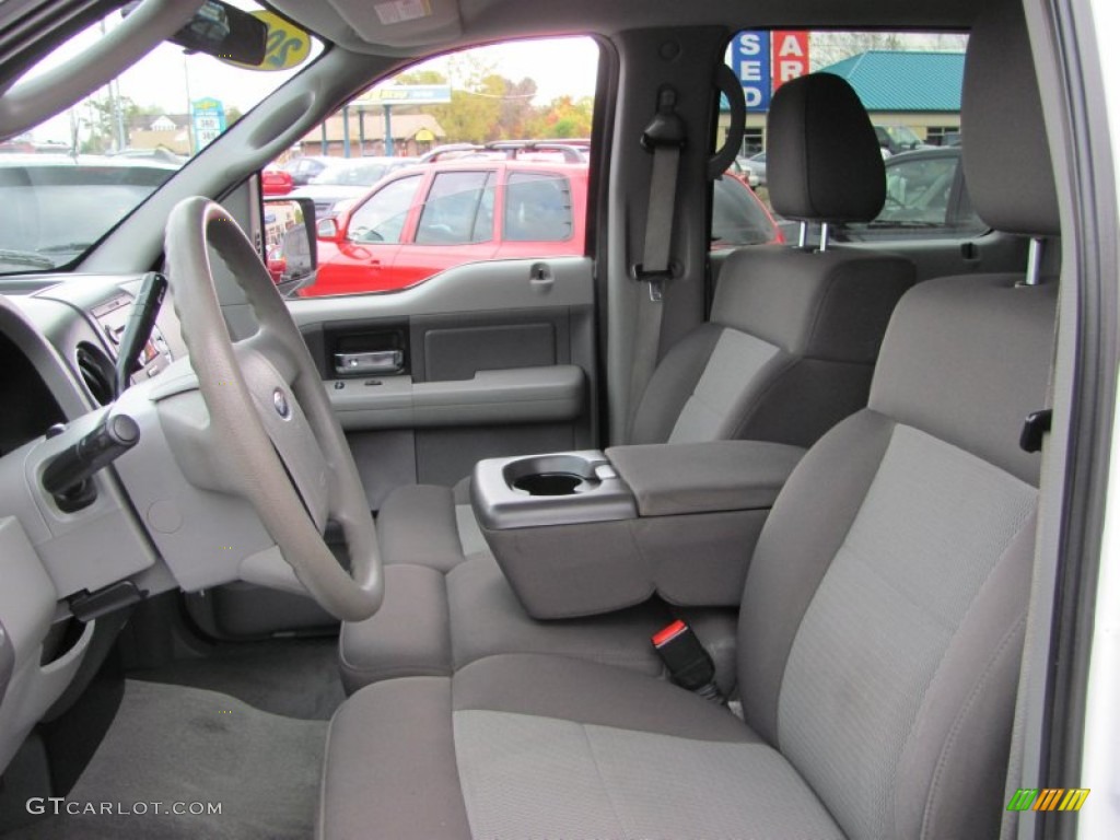 2006 F150 XLT SuperCrew 4x4 - Oxford White / Medium/Dark Flint photo #8
