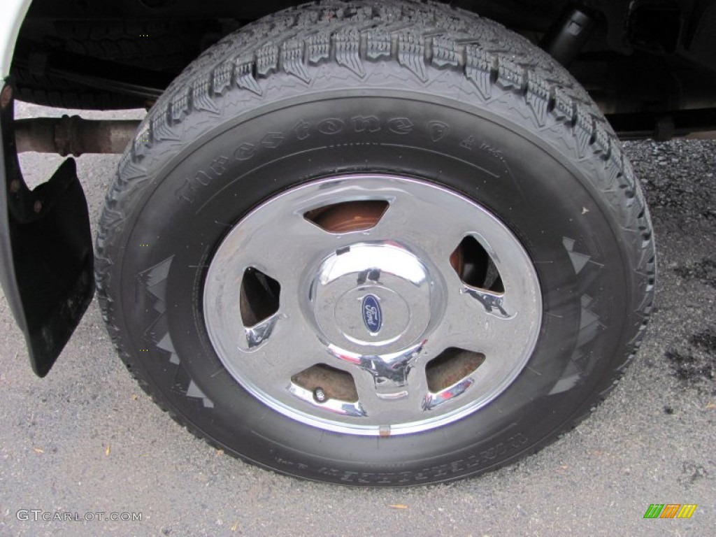 2006 F150 XLT SuperCrew 4x4 - Oxford White / Medium/Dark Flint photo #13