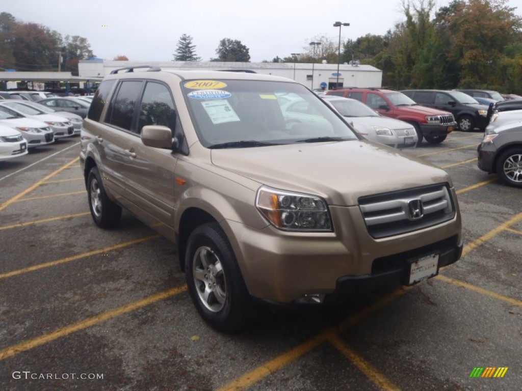 2007 Pilot EX 4WD - Desert Rock Metallic / Saddle photo #1