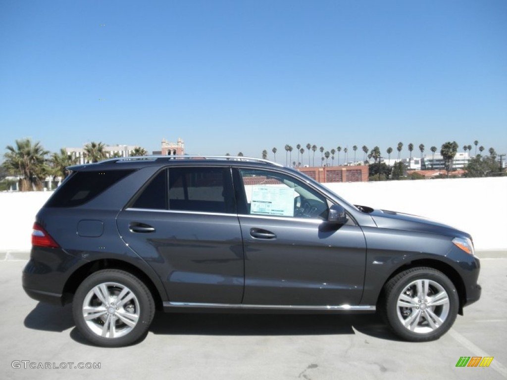 Steel Grey Metallic 2012 Mercedes-Benz ML 350 4Matic Exterior Photo #55256542