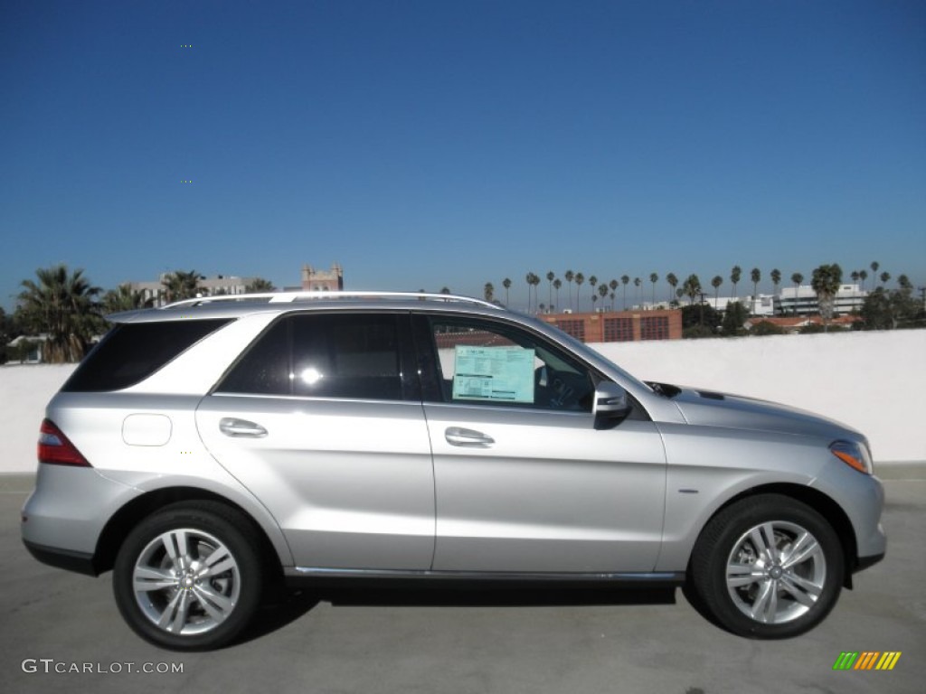 Iridium Silver Metallic 2012 Mercedes-Benz ML 350 4Matic Exterior Photo #55256791